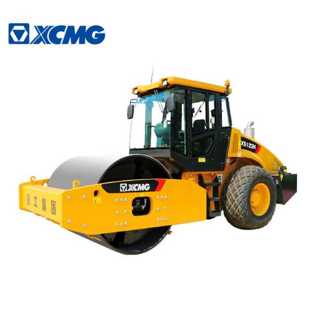 XCMG Official 12 ton vibratory road roller compactor XS123H new single drum vibration roller price
